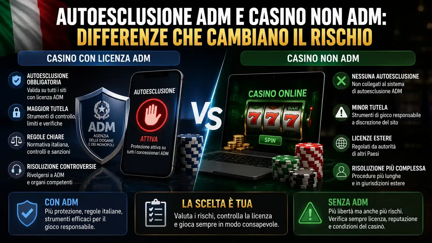 casino senza autoesclusione aams